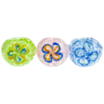 5" Frit Donut Flower Hand Pipe - Image 5