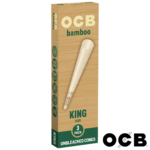 OCB Bamboo King Cones  - 3 Count / 24 Packs - Image 3