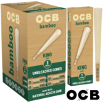 OCB Bamboo King Cones  - 3 Count / 24 Packs - Image 6