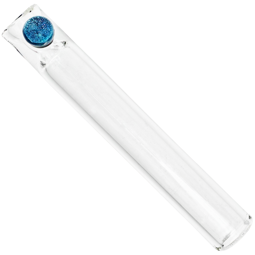 PEASELBURG CHILLUM USA Chillum 3" Clear Chillum w/ Dichro (One Off) - Image 1
