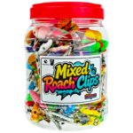 Silicone & Stainless Steel Roach Clips - 150ct Jar - Image 10