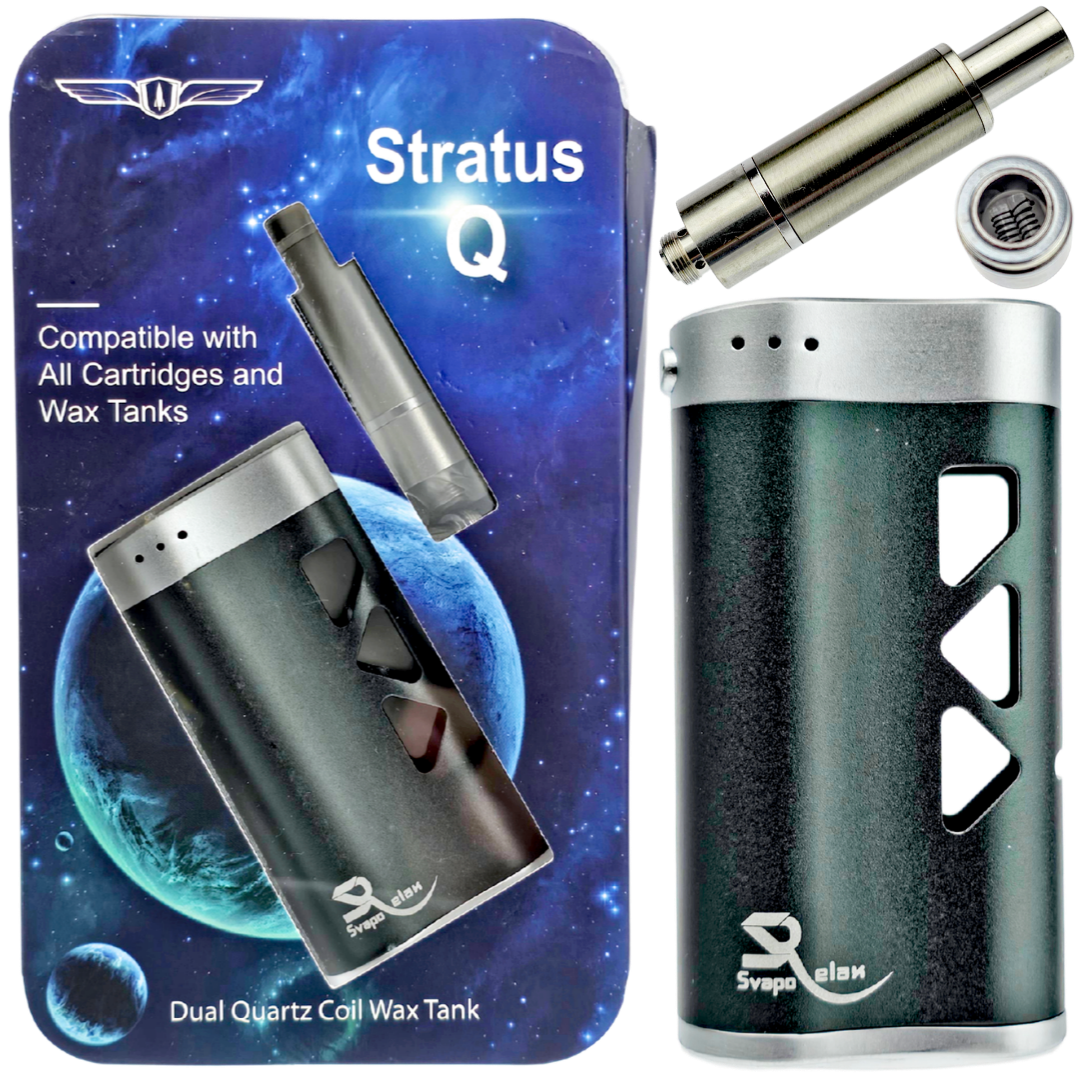 Stratus Q Battery Display Stratus Q Dual Quartz Coil Wax Tank - Image 1