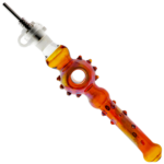5.5" Glass Warted Donut Nectar Straw - Image 2