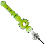 5.5" Glass Warted Donut Nectar Straw - Image 4