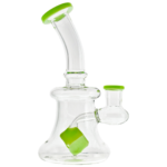 6.5" Color Accent Cube Perc Banger Hanger - Image 2