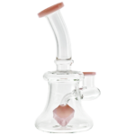 6.5" Color Accent Cube Perc Banger Hanger - Image 4
