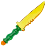 5" Glass Hunting Knife Dab Tool - Image 4