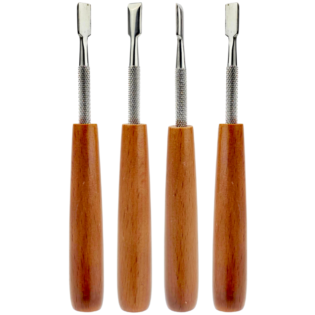 DR-80 CANNA DAB TOOLS 5" Metal & Bamboo Flat Dab Tool - Image 1