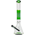 17" Color Accent Wigwag Beaker w/ Black Downstem - Image 3