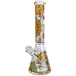 14" Wormhole Trippy Graphic Beaker - Image 3