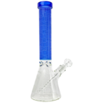 15" Half Color Sandblast Neck Elephant Joint Beaker - Image 2