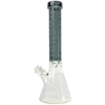 15" Half Color Sandblast Neck Elephant Joint Beaker - Image 3