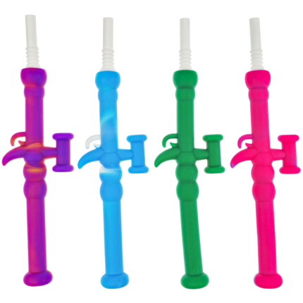 4.5" Silicone Rifle Nectar Straw