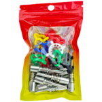 10mm Titanium Nectar Tips w/ Clips - 10 Pack - Image 4
