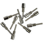 10mm Titanium Nectar Tips w/ Clips - 10 Pack - Image 5