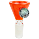 2.5" 14mm Full Color w/ Dichro Marble Flower Bowl - Image 3