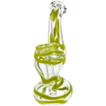 4" Twisted Cane Mini Bubbler - Image 5