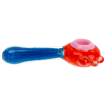 5" Frit Flat Head Hand Pipe - Image 3