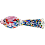 5" Frit Flat Head Hand Pipe - Image 2