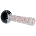 5" Two-Tone Clear Dot Hand Pipe - Image 5
