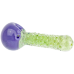 5" Two-Tone Clear Dot Hand Pipe - Image 4