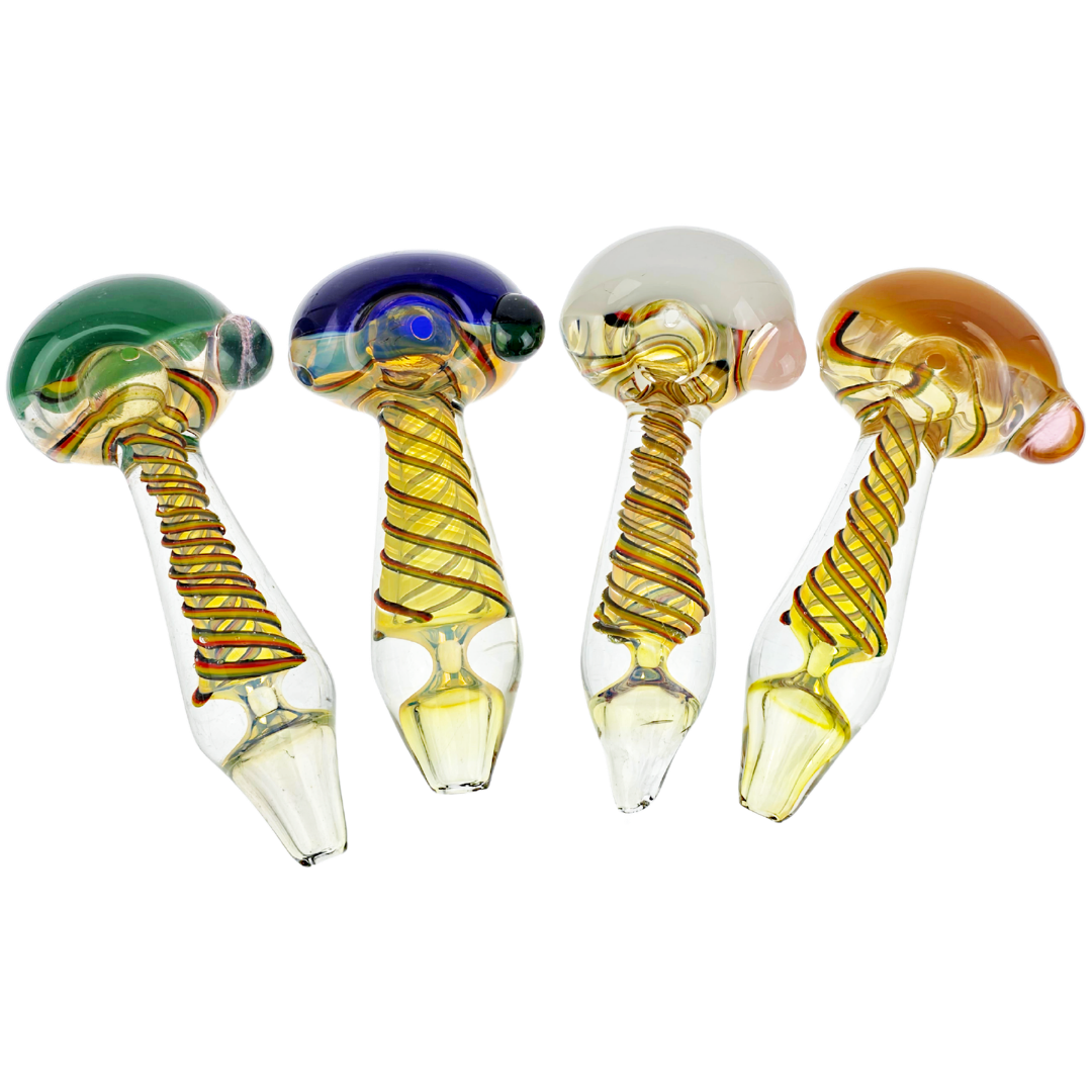 DT HP-360 WEED PIPES 5" Fume Reduction Rasta Line Hand Pipe - Image 1