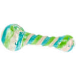 5" Frit Color Swirl Hand Pipe - Image 2