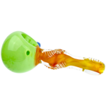 5.5" Solid Color Head w/ Twisted Body Hand Pipe - Image 2
