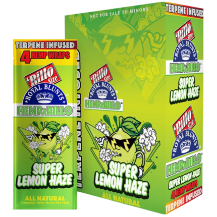 Royal Blunts Hemparillo Terpene Infused (4 Wraps) - Super Lemon Haze