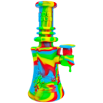 8" Silicone Bee Honeycomb Banger Hanger - Image 2