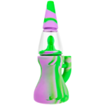 7" Silicone Lava Lamp w/ Glass Body Bong - Image 4
