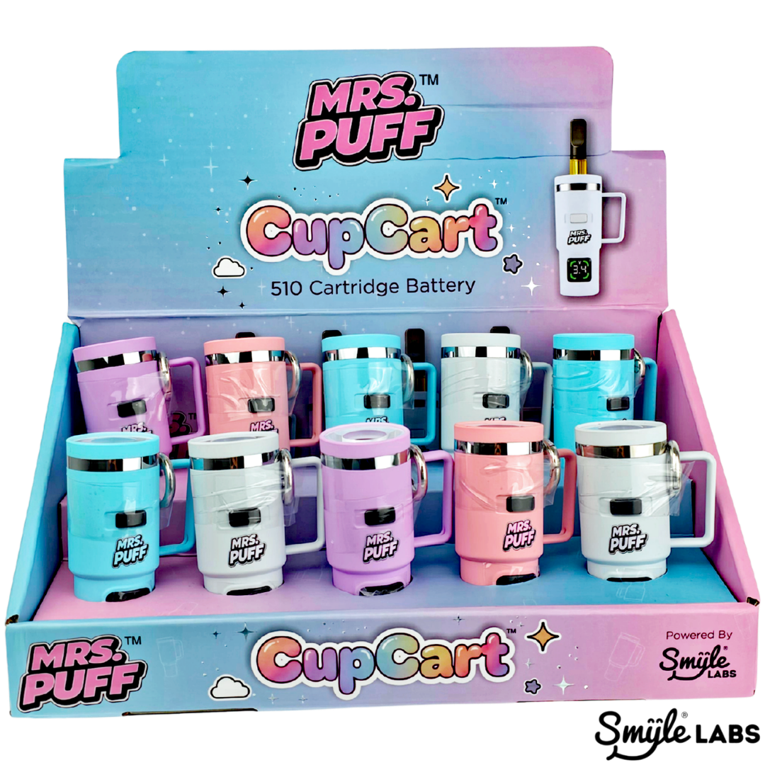 SMYLE CUPCARTS Smyle Cup Cart 510 Batteries - 10 Pack Display - Image 1