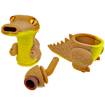 5" Silicone Gator Bubbler - Image 3