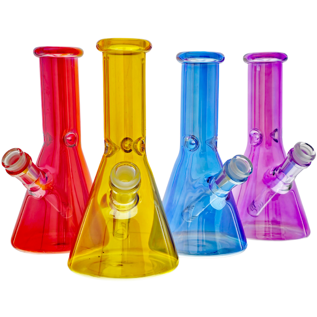 W9522 WEED BONGS 8" Iridescent Color Beaker - Image 1