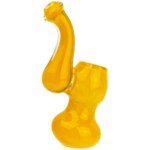 4" Frit Rasta Stripe Mini Bubbler - Image 4