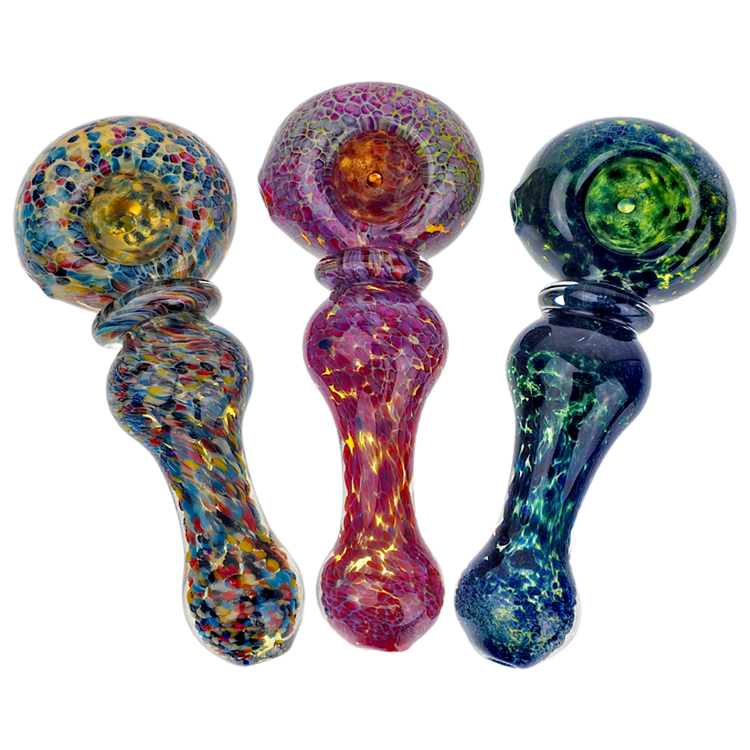 DT HP-375 WEED PIPES 4.5" Frit Maria Hand Pipe - Image 1