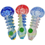 4.5" Color Frit & Spiral Maria Hand Pipe