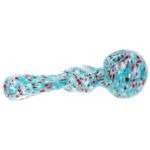 5.5" Multicolor Frit Twist Hand Pipe - Image 4