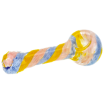 5" Multicolor Frit Inner Spiral Hand Pipe - Image 3