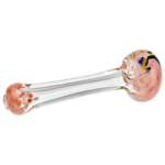 4.5" Frit Color & Clear Hand Pipe - Image 2