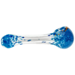 4.5" Frit Color & Clear Hand Pipe - Image 4