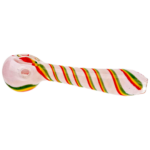 4.5" Color Frit Rasta Line Hand Pipe - Image 5