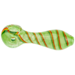 4.5" Color Frit Rasta Line Hand Pipe - Image 3