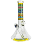 9" Fillacello Decal Flask Diamond Beaker - Image 3