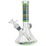 9" Fillacello Decal Flask Diamond Beaker - Image 2