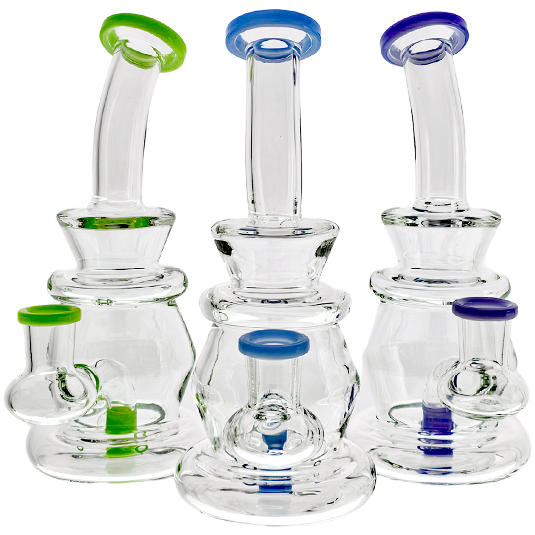 DT RIG-107 DAB RIGS 7" Color Accent Maria Shaker UFO Rig - Image 1