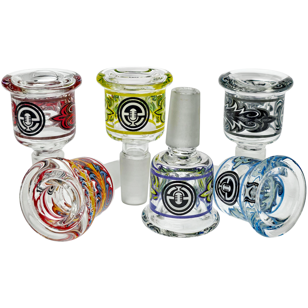 EC-AR1-14 FLOWER BOWLS 2.5" 14mm Encore Reversal Decal Flower Bowl - Image 1