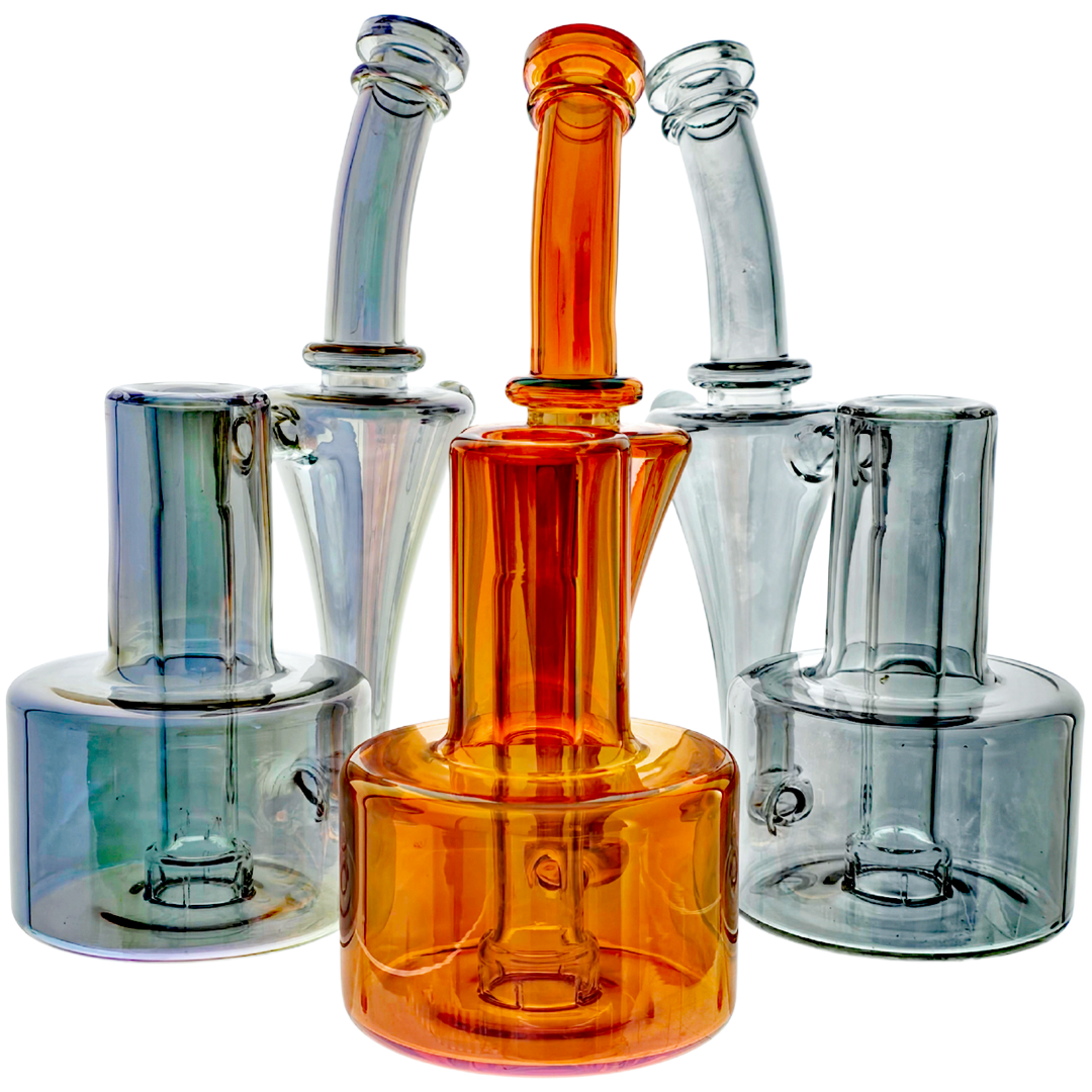 FGP2227 DAB RIGS 8" Iridescent Side by Side Uptake Rig - Image 1