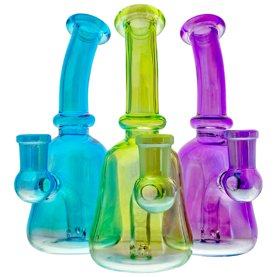 FGP4553 WEED DAB RIGS 6" Neon Fixie Bell Rig - Image 1