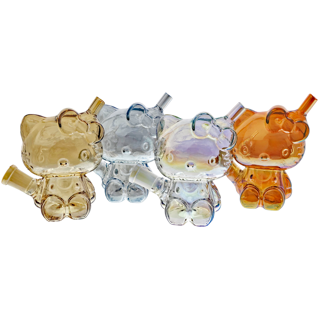 FGP5772 DAB RIGS 5" Iridescent Hello Kitty Rig - Image 1